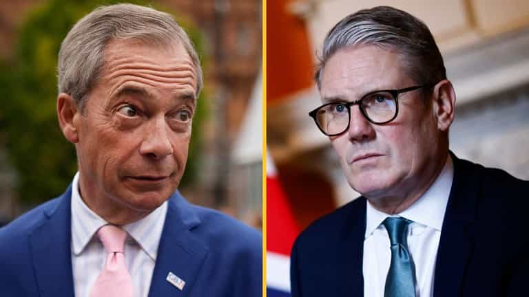 Three in five Britons wouldn’t trust Starmer or Farage to watch their bag Three in five Britons wouldn’t trust Starmer or Farage to watch their bag