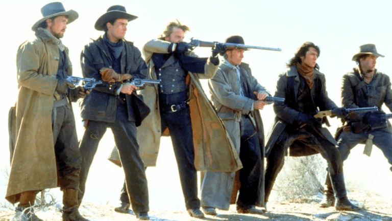 A classic Western action movie is airing on TV tonight A classic Western action movie is airing on TV tonight