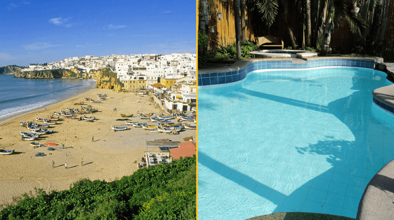 Two Brits die after jumping into swimming pool after night out in Portugal Two Brits die after jumping into swimming pool after night out in Portugal