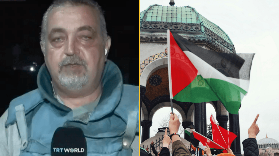 Palestinian journalist reports on Israeli attack that killed his own relatives