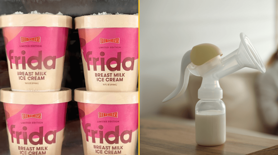 Frida has released a limited-edition breast milk ice cream