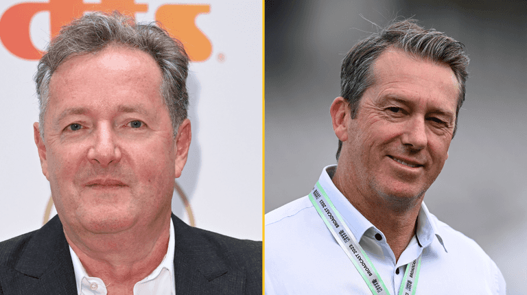 Piers Morgan issues challenge to Glenn McGrath after 5-0 Ashes prediction Piers Morgan issues challenge to Glenn McGrath after 5-0 Ashes prediction