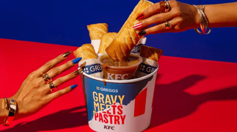 KFC and Greggs are coming together for the ‘crossover of the century’ KFC and Greggs are coming together for the ‘crossover of the century’