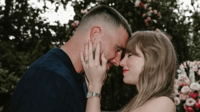 Taylor Swift and Travis Kelce announce their engagement Taylor Swift and Travis Kelce announce their engagement