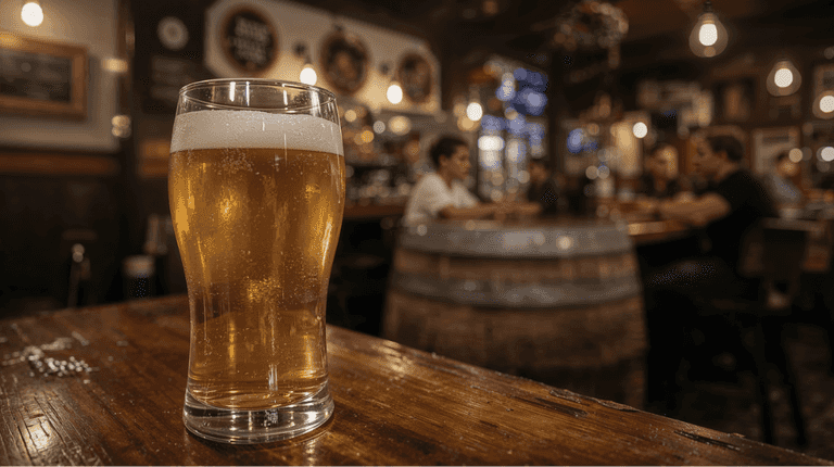 Pub adds 4% service charge for pulling a pint Pub adds 4% service charge for pulling a pint