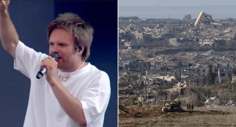 British band Enter Shikari call out Gaza ‘war crime’ in powerful speech during Reading set British band Enter Shikari call out Gaza ‘war crime’ in powerful speech during Reading set