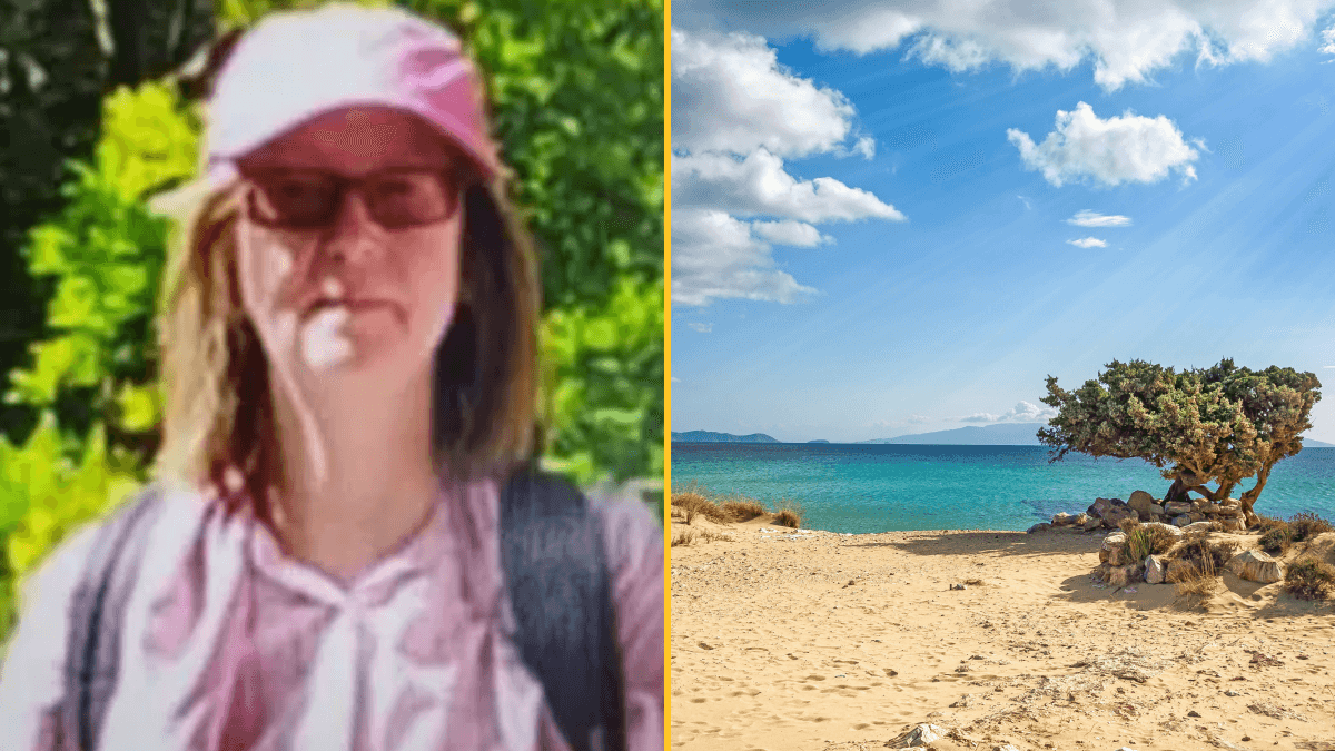 British woman goes missing from sunbed on Greek beach as husband slept
