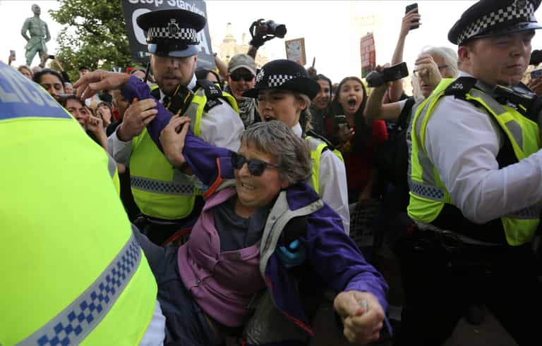 890 people arrested at Palestine Action protest yesterday 890 people arrested at Palestine Action protest yesterday