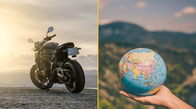 Man on trip around the world has bike stolen in UK Man on trip around the world has bike stolen in UK