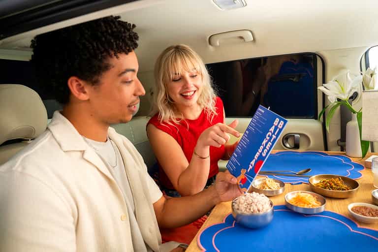 A restaurant has just opened up… in the back of a car A restaurant has just opened up… in the back of a car