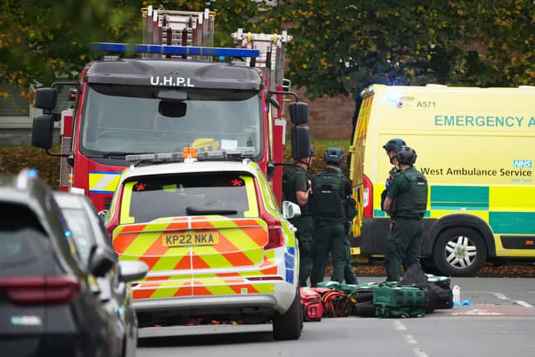 LIVE: Police name suspected attacker after two people die in attack at Manchester synagogue LIVE: Police name suspected attacker after two people die in attack at Manchester synagogue