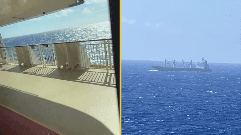 ‘Passenger overboard’ on cruise ship carrying British tourists ‘Passenger overboard’ on cruise ship carrying British tourists