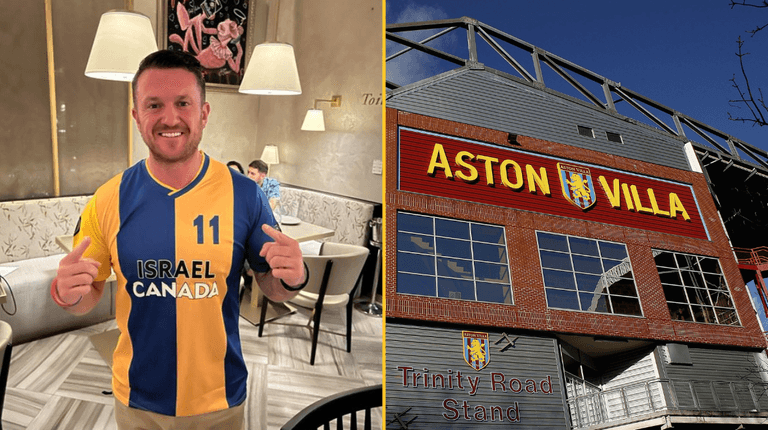 Tommy Robinson becoming a Maccabi Tel Aviv fan forced club to change plans for Aston Villa match Tommy Robinson becoming a Maccabi Tel Aviv fan forced club to change plans for Aston Villa match