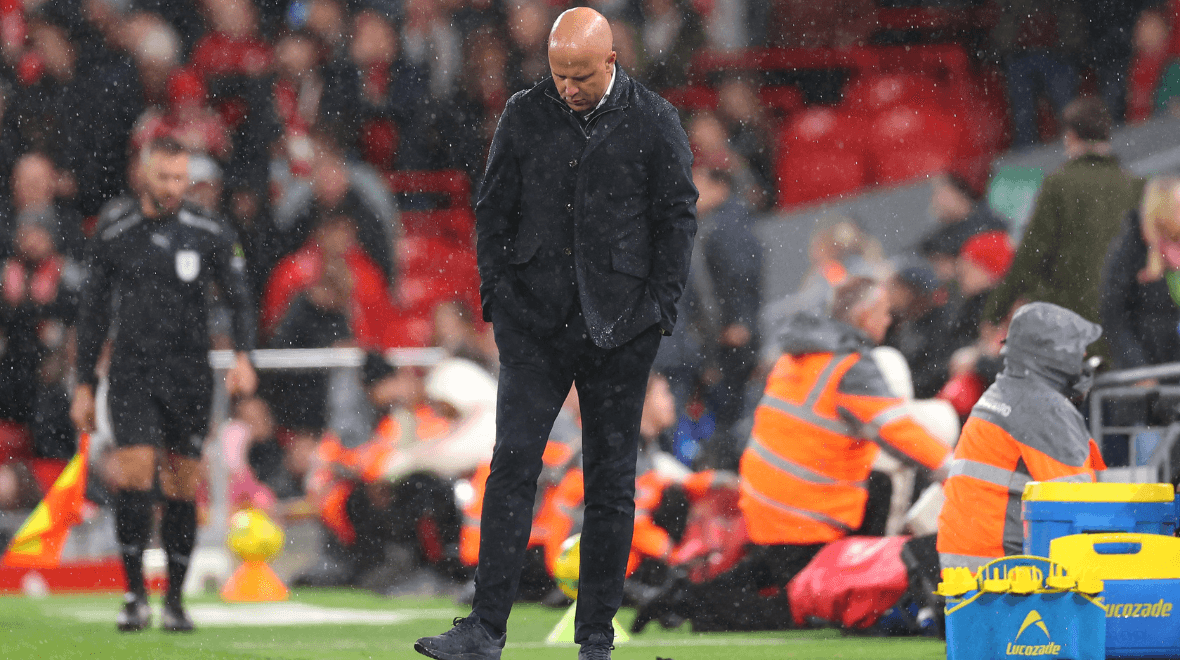 Fans believe Arne Slot sacking is ‘inevitable’ with three huge games on the horizon