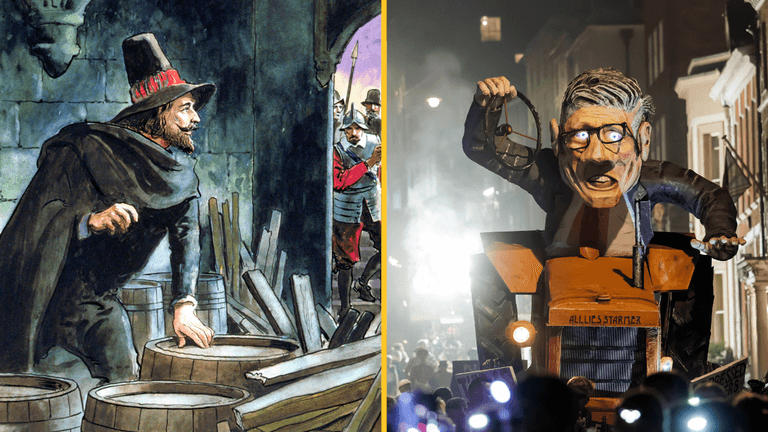 Guy Fawkes was more popular than any political leader on Bonfire Night Guy Fawkes was more popular than any political leader on Bonfire Night