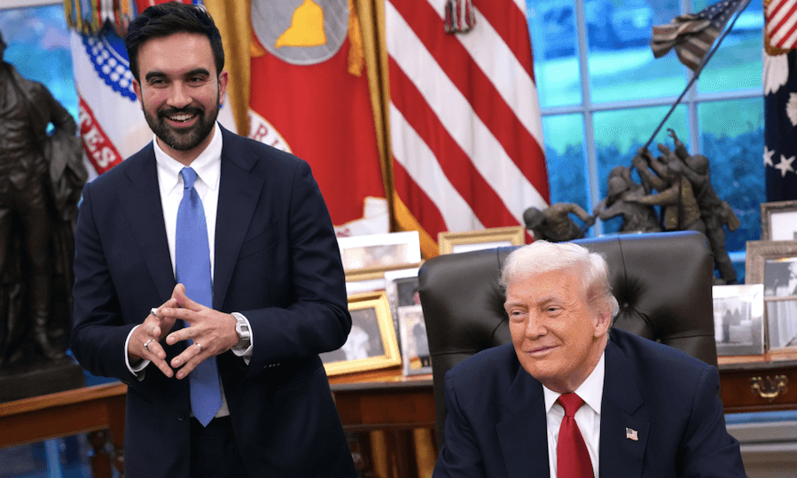 Donald Trump says ‘I don’t mind if you call me a fascist’ in meeting with Mamdani