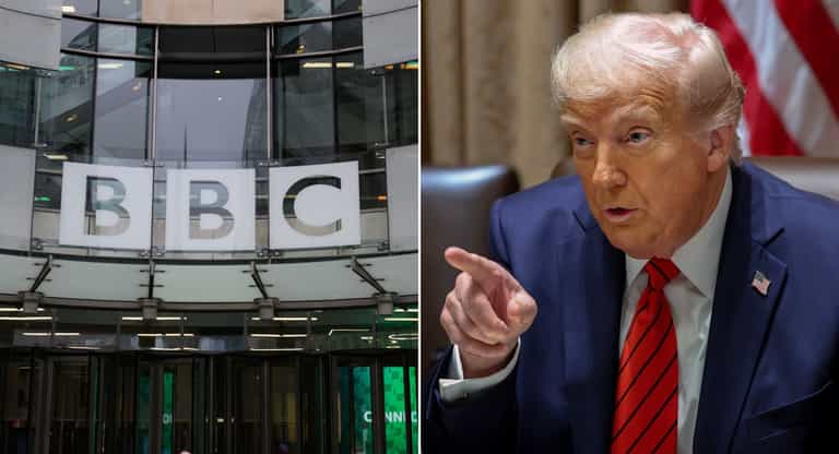 Donald Trump threatens BBC with legal action over Panorama programme Donald Trump threatens BBC with legal action over Panorama programme
