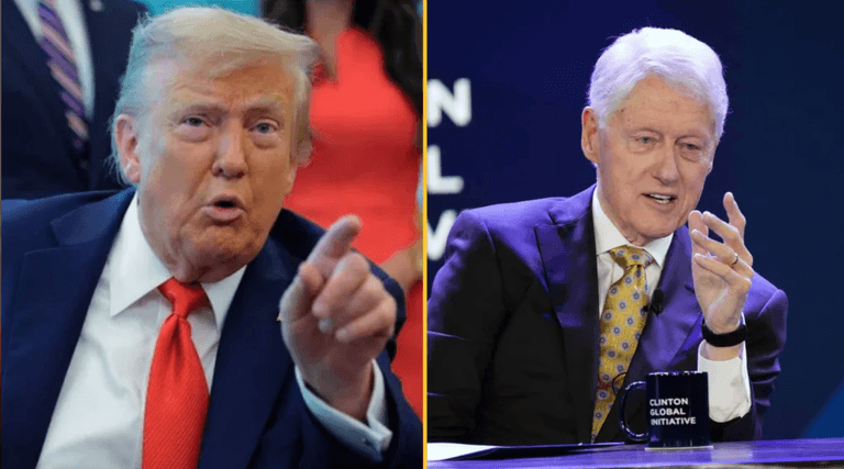 Trump defends ‘big boy’ Clinton over Epstein files photos Trump defends ‘big boy’ Clinton over Epstein files photos