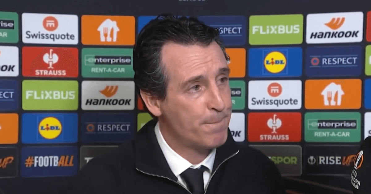 Unai Emery breaks silence after Youri Tielemans altercation in Europa League clash
