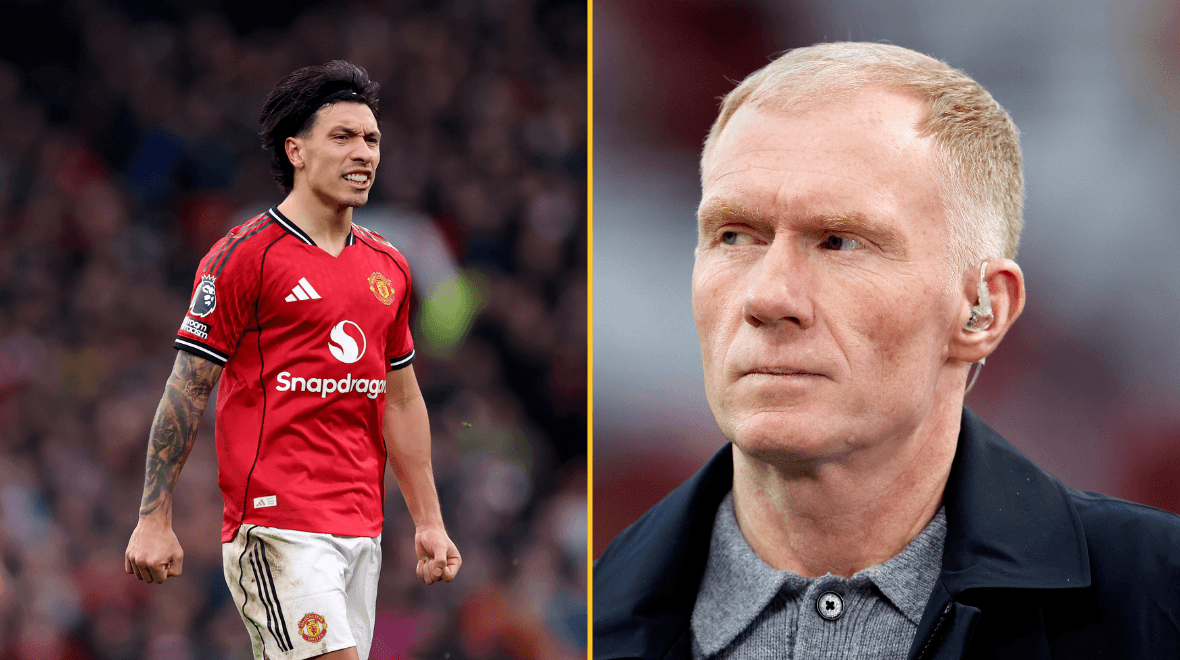 Paul Scholes says he has sent Lisandro Martinez his phone number amid public dispute
