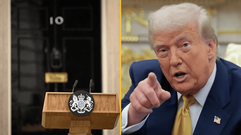 Downing Street hits back at Donald Trump after he said British soldiers ‘stayed off front line’ in Afghanistan Downing Street hits back at Donald Trump after he said British soldiers ‘stayed off front line’ in Afghanistan