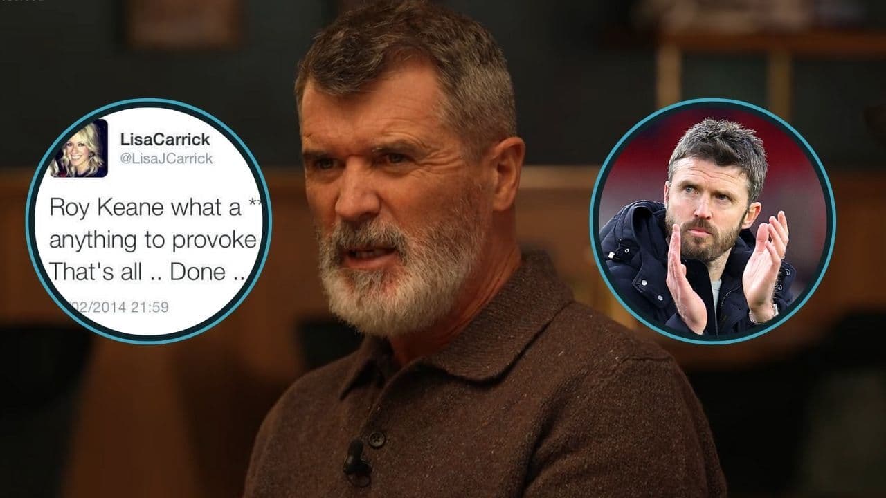 Roy Keane takes bizarre swipe at Michael Carrick’s wife 12 years after she criticised him