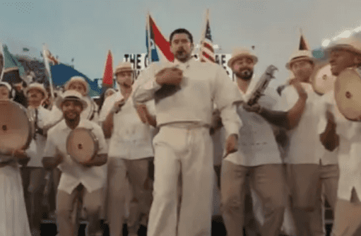 Here’s what the message on American football said during Bad Bunny’s Super Bowl show Here’s what the message on American football said during Bad Bunny’s Super Bowl show