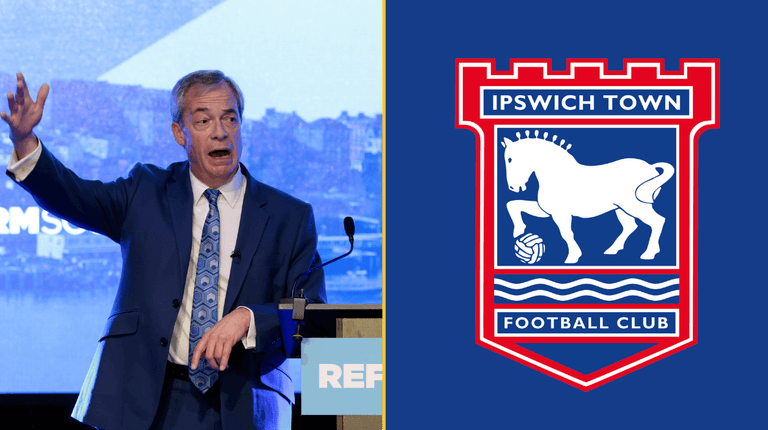 Ipswich Town issue statement after Farage and Reform hold photoshoot at stadium Ipswich Town issue statement after Farage and Reform hold photoshoot at stadium