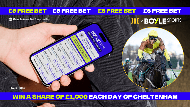 Receive a £5 free bet every day of Cheltenham with our Free To Play Predictor Receive a £5 free bet every day of Cheltenham with our Free To Play Predictor
