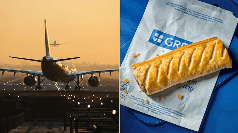 Greggs to be served on flights for the very first time Greggs to be served on flights for the very first time