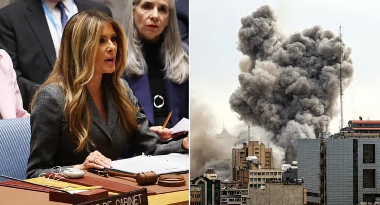Melania Trump chairs UN meeting on children in conflict as ‘165 killed’ in strike on Iran school Melania Trump chairs UN meeting on children in conflict as ‘165 killed’ in strike on Iran school