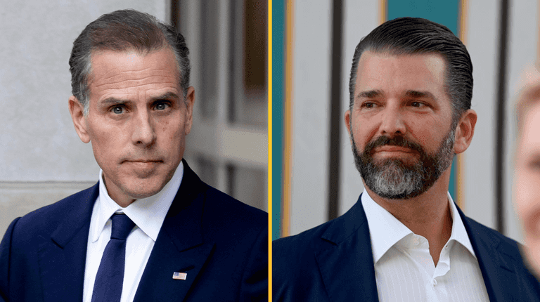 Hunter Biden challenges Donald Trump Jr and Eric Trump to cage boxing fight Hunter Biden challenges Donald Trump Jr and Eric Trump to cage boxing fight