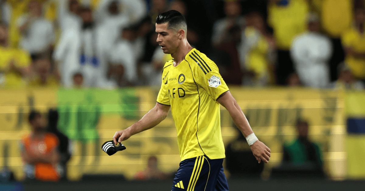 Heartbreaking moment Ronaldo close to tears after missing out on Saudi title