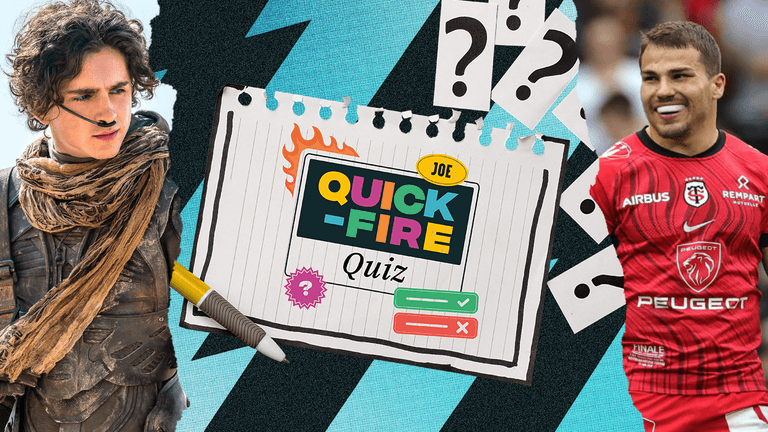 The JOE quick-fire general knowledge quiz: Day 635 The JOE quick-fire general knowledge quiz: Day 635