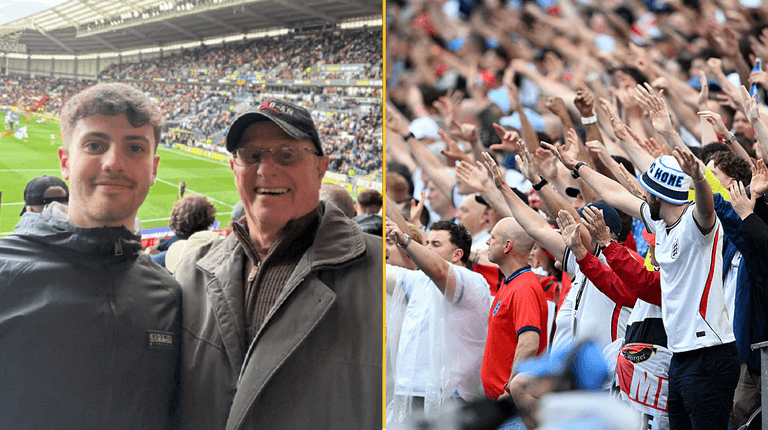 England fan spends entire house deposit to take grandad to World Cup England fan spends entire house deposit to take grandad to World Cup