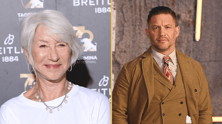 Helen Mirren drops F bomb when asked if she’d ever work with Tom Hardy again Helen Mirren drops F bomb when asked if she’d ever work with Tom Hardy again