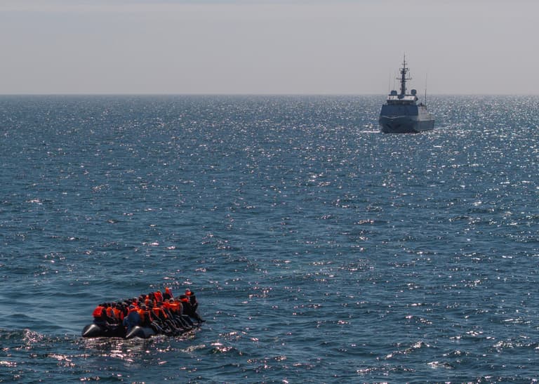 Channel crossing boat fire: 173 migrants rescued Channel crossing boat fire: 173 migrants rescued