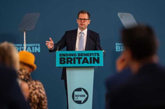 Reform UK would strip foreign nationals of most benefits under £50bn welfare plan Reform UK would strip foreign nationals of most benefits under £50bn welfare plan