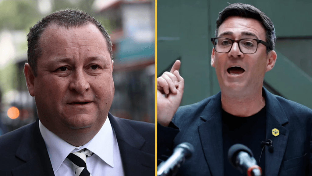 Mike Ashley attacks Andy Burnham’s ‘populist’ High Street plans in letter to No 10