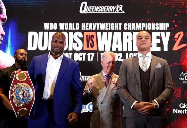 Wardley says he has ‘zero excuses’ as the Dubois rematch is set for the O2 Wardley says he has ‘zero excuses’ as the Dubois rematch is set for the O2