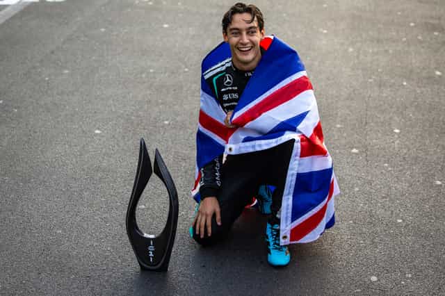 George Russell holds off Verstappen to win Azerbaijan GP George Russell holds off Verstappen to win Azerbaijan GP