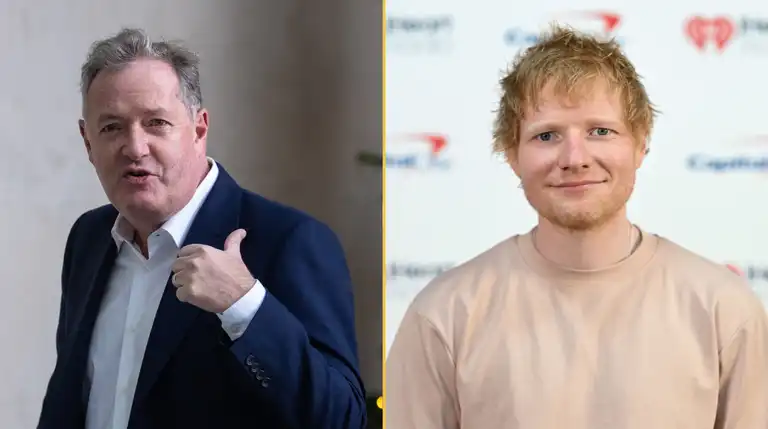 Piers Morgan calls out Ed Sheeran for tearful concert apology Piers Morgan calls out Ed Sheeran for tearful concert apology