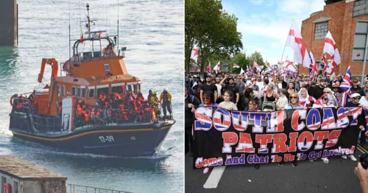 RNLI station forced to close due to anti-migrant protestors RNLI station forced to close due to anti-migrant protestors