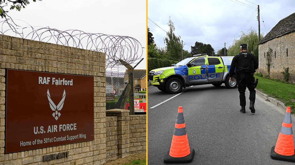 Everything we know as counterterrorism police investigate major incident near RAF base
