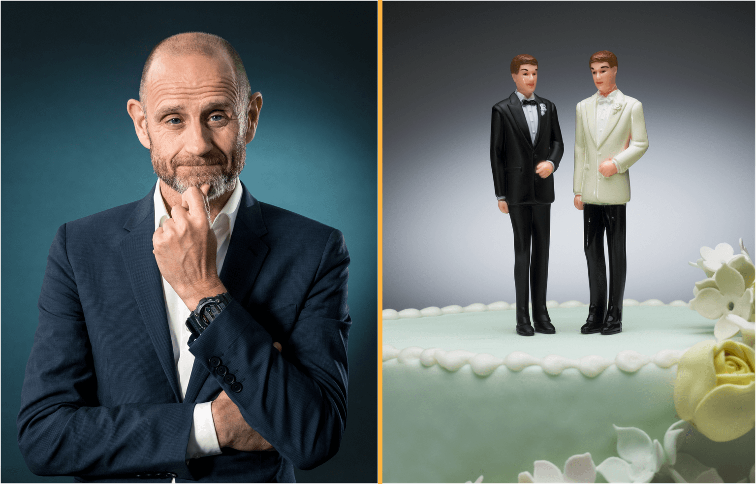 BBC broadcaster told at his wedding that his father had killed himself