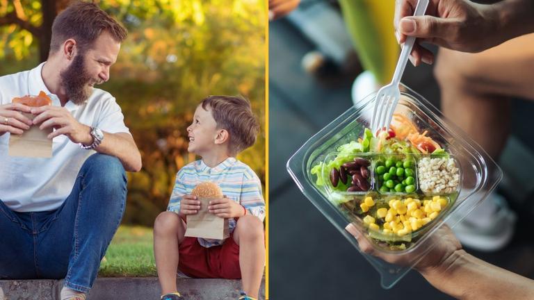 Dad secretly gives son meat and dairy behind vegan wife’s back Dad secretly gives son meat and dairy behind vegan wife’s back