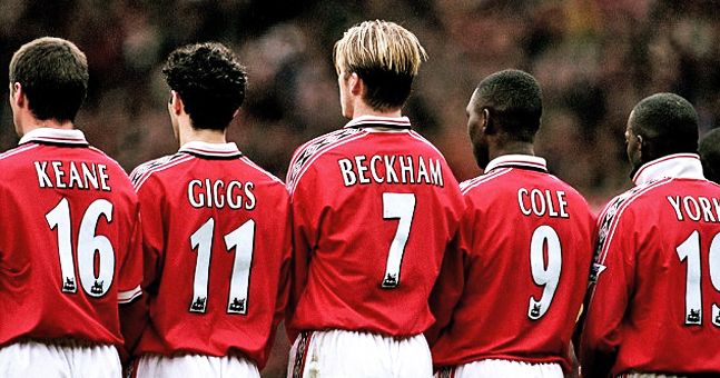 beckham manchester united jersey