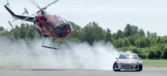 Helicopter versus car drifting is the crazy new sport of kings (Video) -  JOE.co.uk