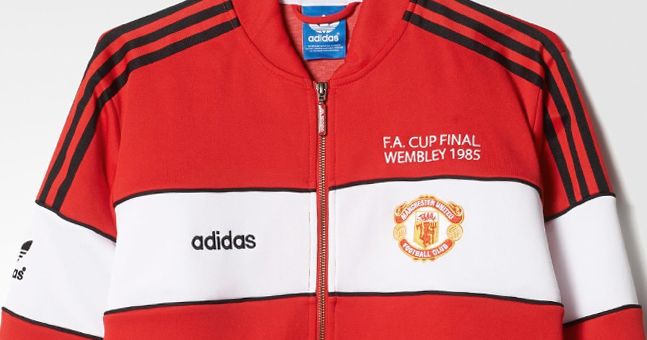 ADIDAS ORIGINALS MANCHESTER UNITED WEMBLEY 1985 F.A. CUP FINAL