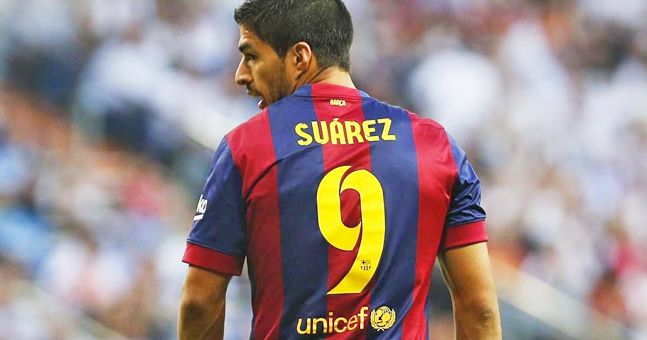 suarez barcelona jersey